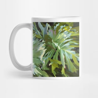 Philodendron Leaves Mug